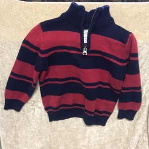 Boys half zip sweater